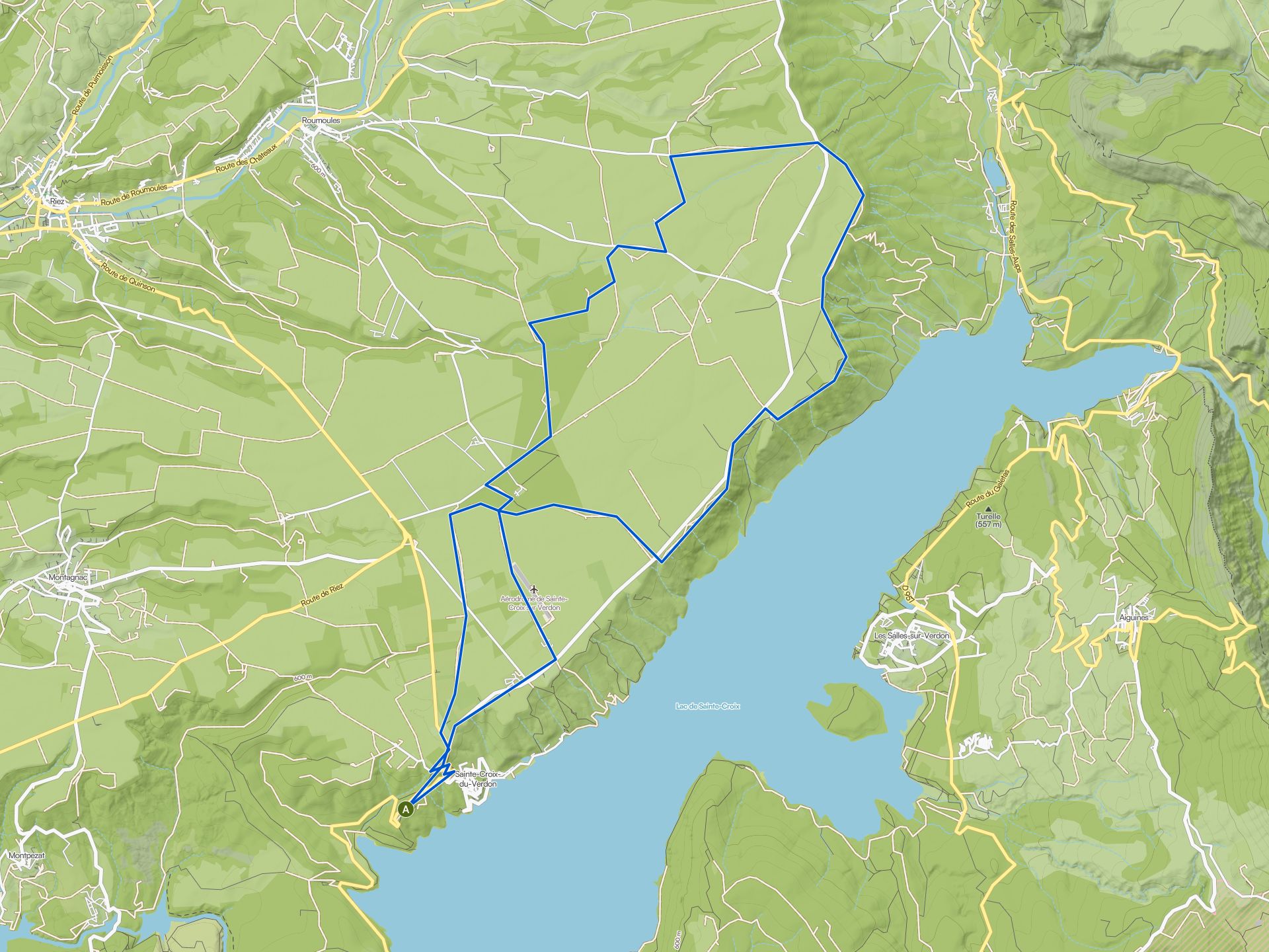 Les meilleures sorties gravel autour de Sainte-Croix-du-Verdon | Komoot